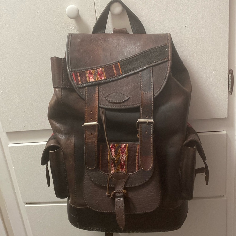 Leather Backpack original from Etsy.